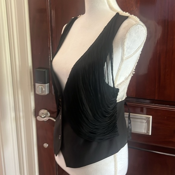 Moon Collection, ladies, black and cream vest size large very good condition - Picture 14 of 15